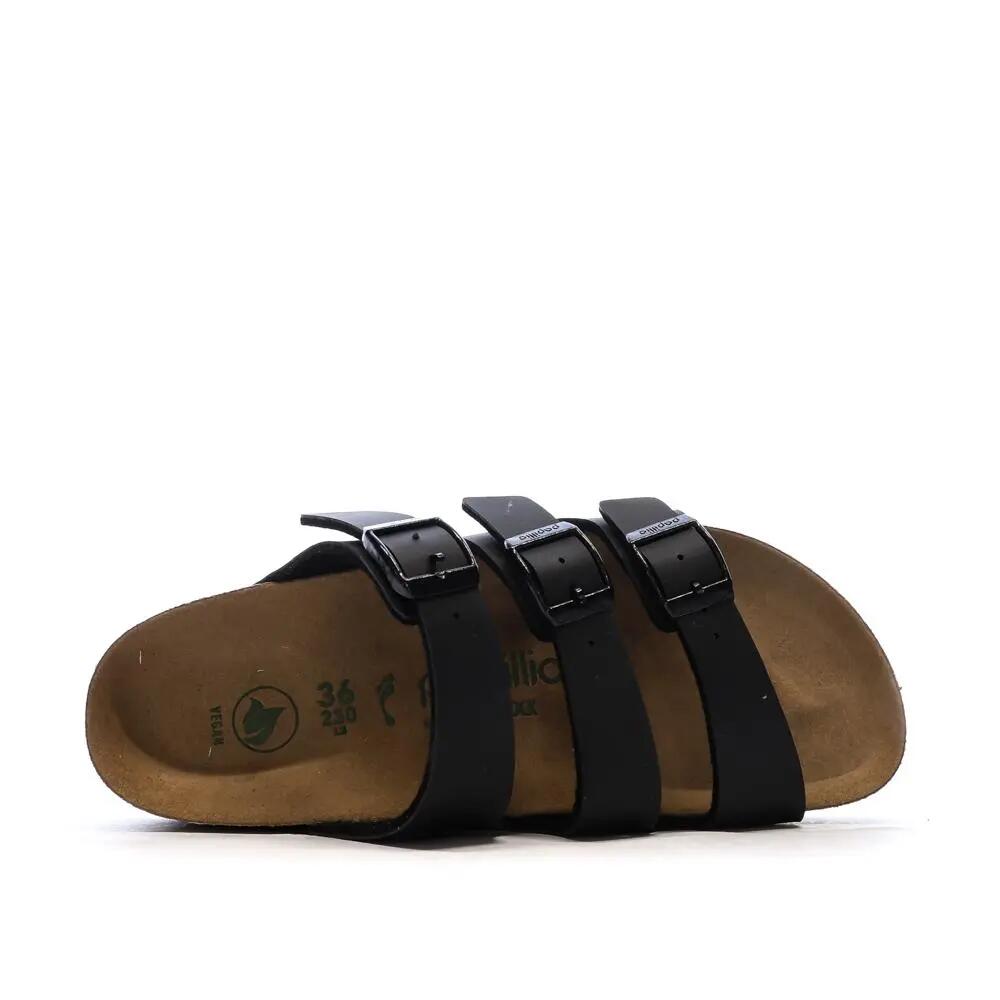 Sandales Noires Femme Birkenstock Arizona Papflex 5/7