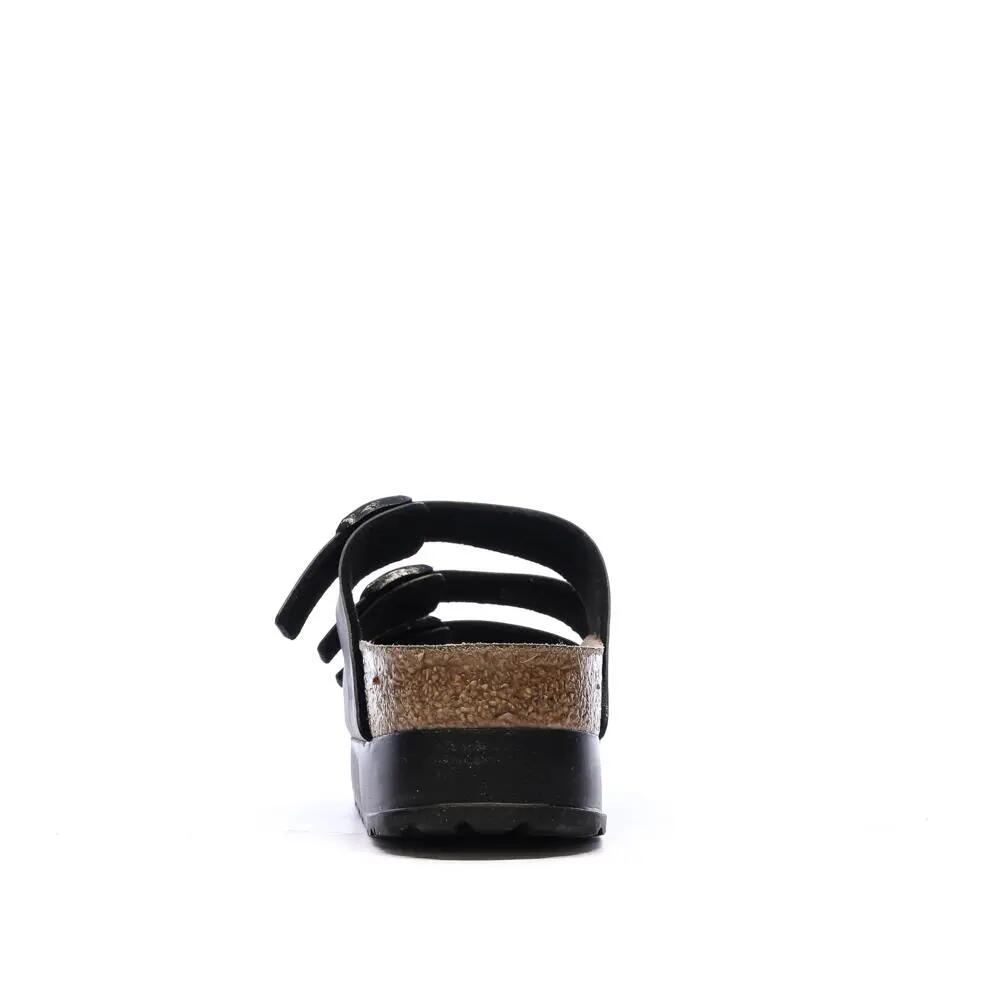 Sandales Noires Femme Birkenstock Arizona Papflex 4/7
