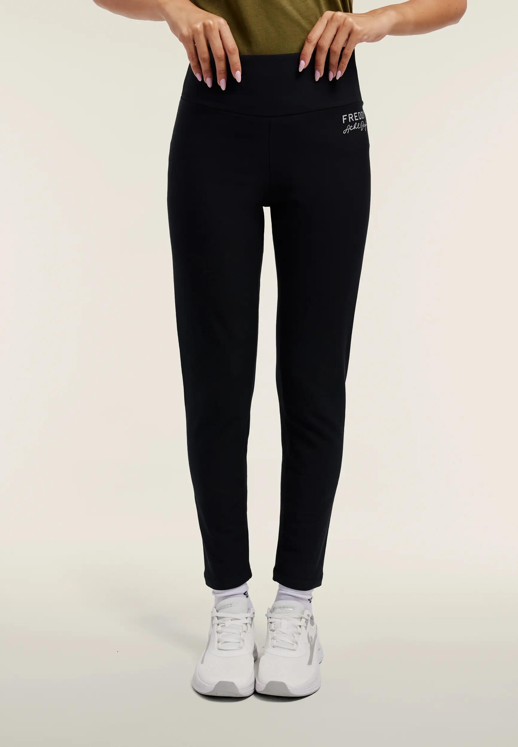 Legging femmes taille haute 7/8 avec logo argenté 2/6