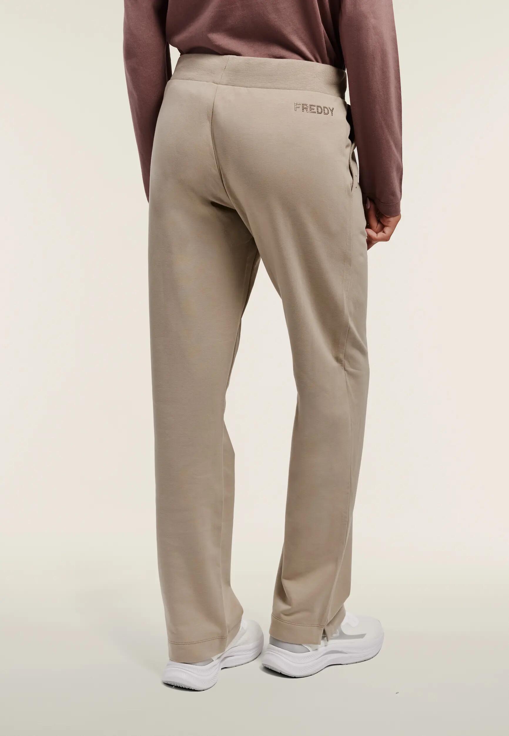 Pantalon de sport à coupe droite, avec clous sur les poches et logo 3/6