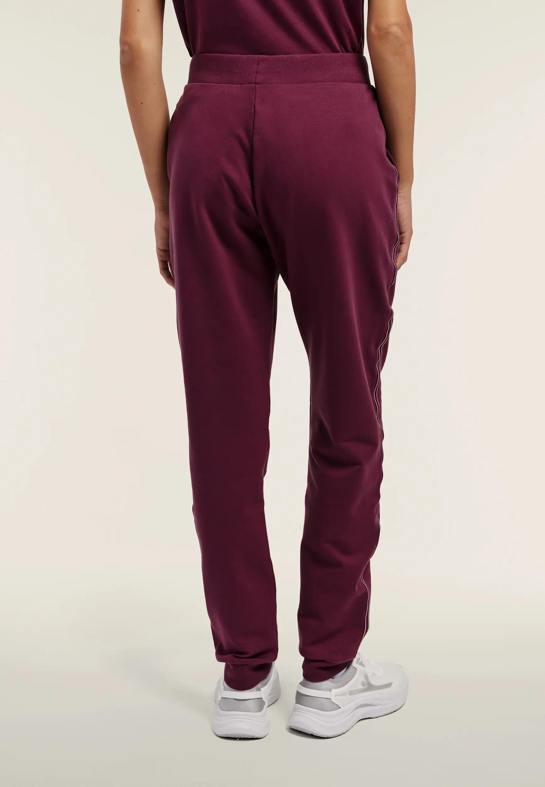 Pantalon de jogging pour femmes avec bandes nacrées et bas côtelé 3/6