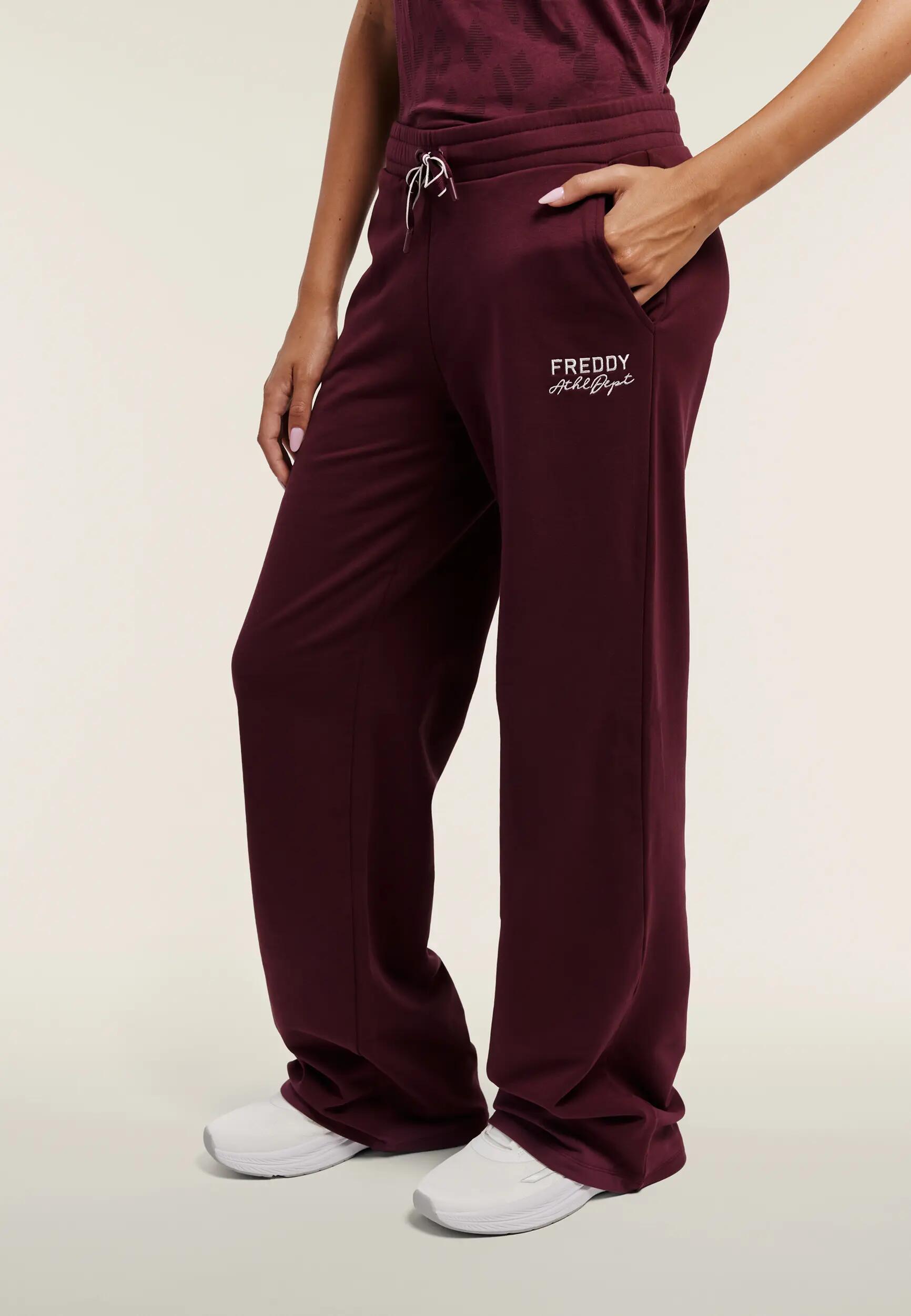 Pantalon de sport pour femmes à jambes larges en molleton Freddy 2/6