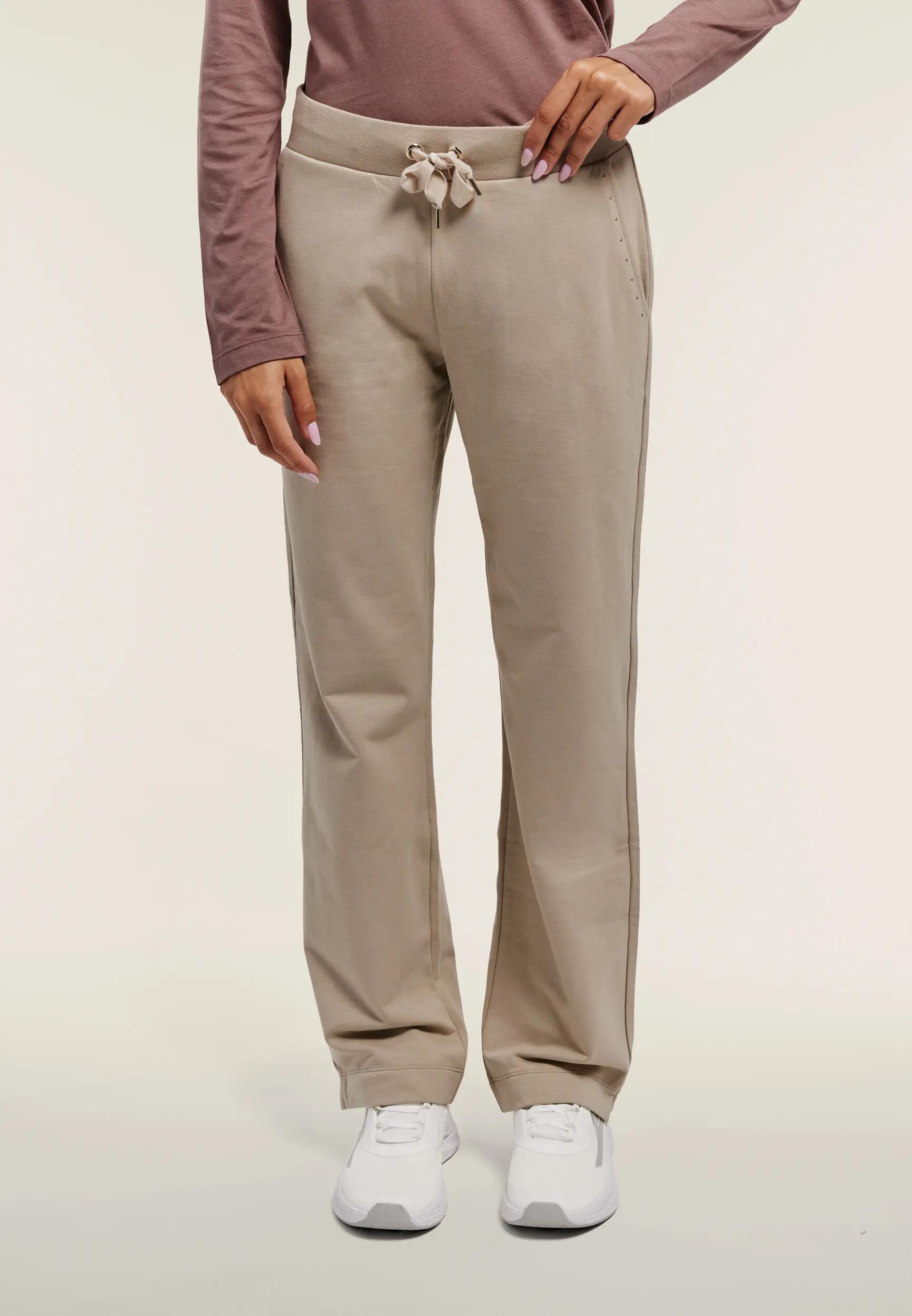 Pantalon de sport à coupe droite, avec clous sur les poches et logo 2/6