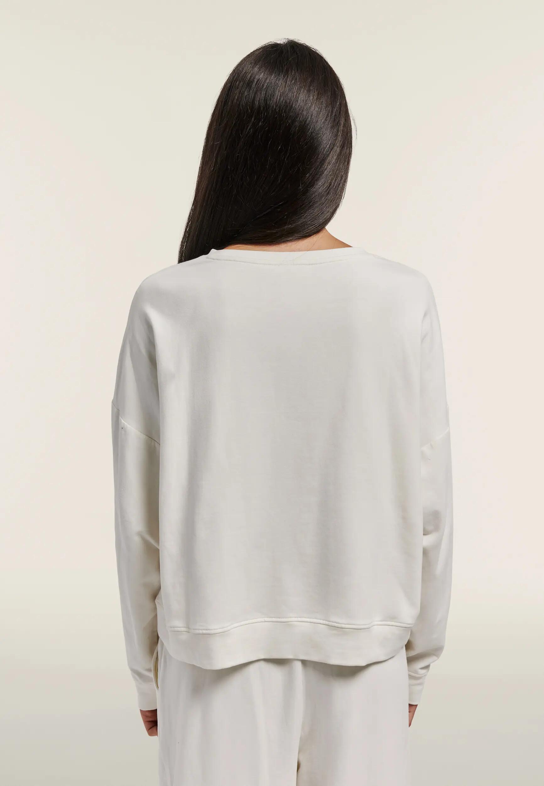 Sweat-shirt coupe courte extra-large pour femmes avec imprimé maxi 3/6