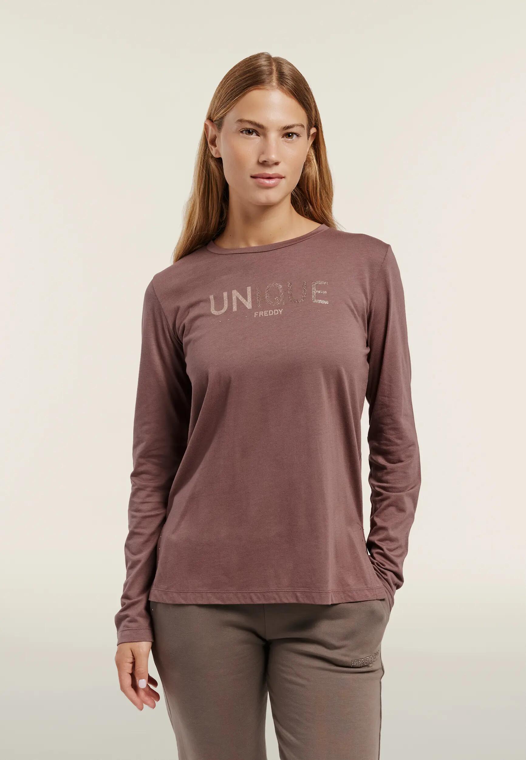 T-shirt lange mouwen Unique dames 2/6