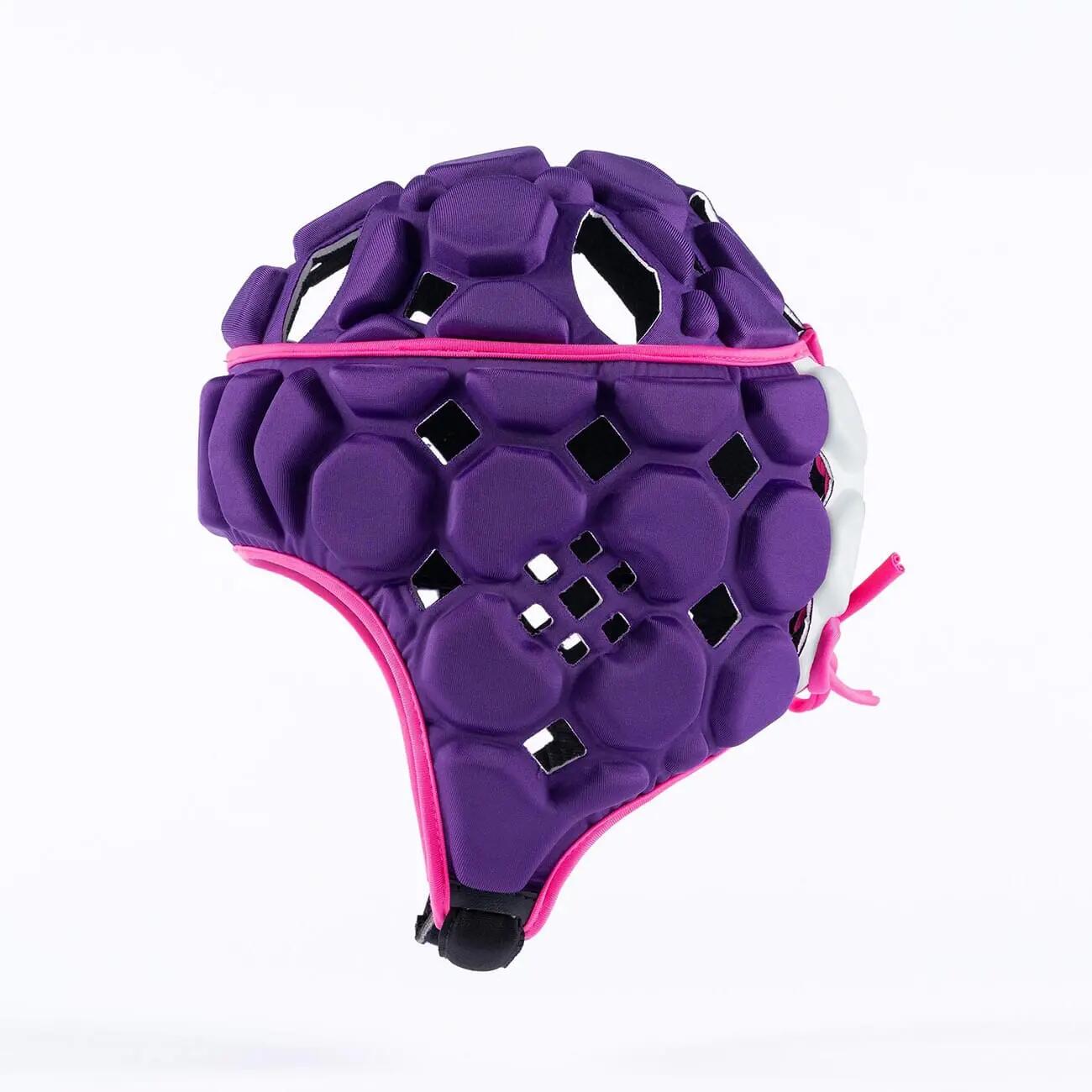 Casque de rugby Junior Gilbert Octane Violet et rose 5/7