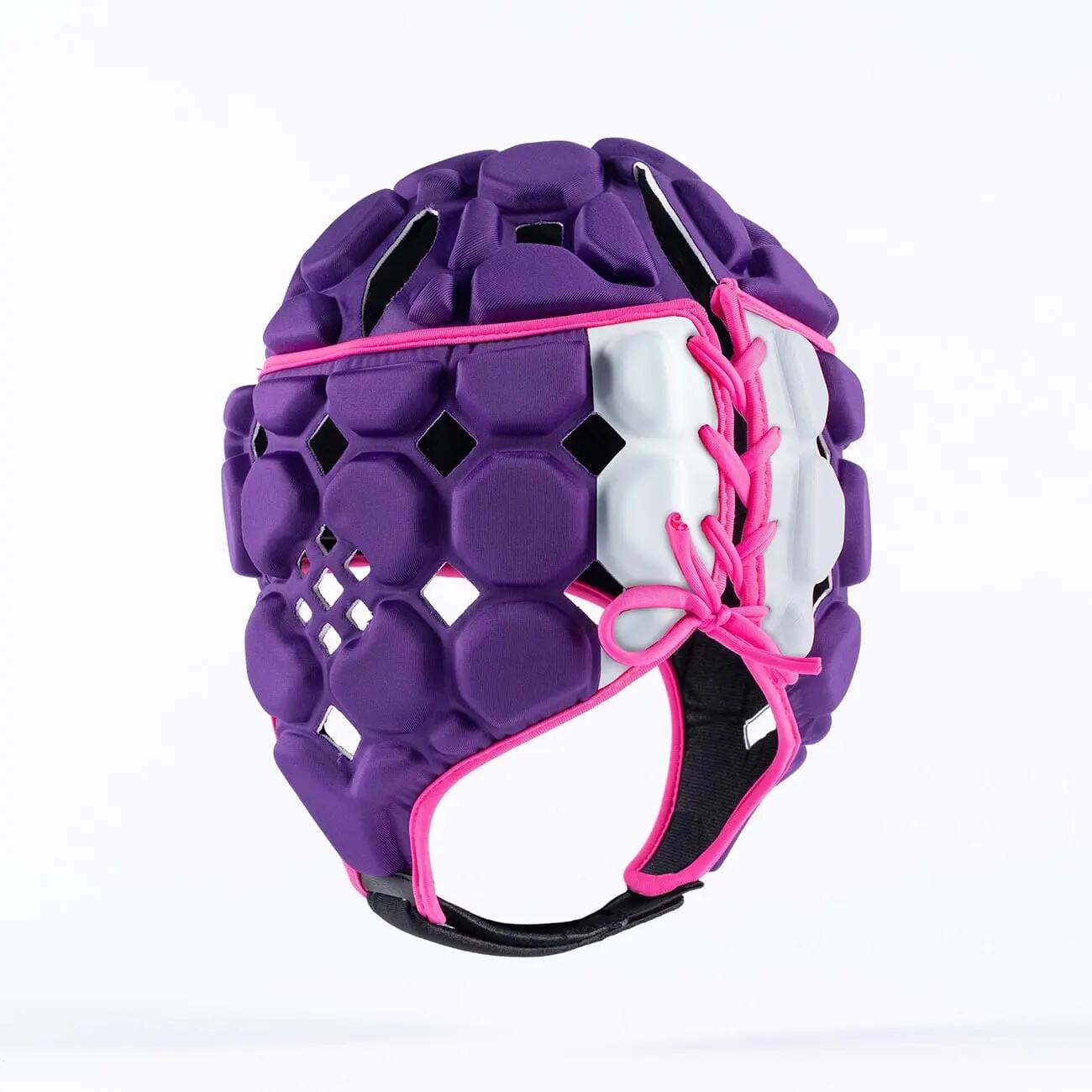 Casque de rugby Junior Gilbert Octane Violet et rose 2/7