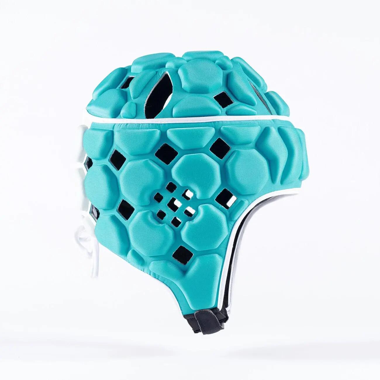 Capacete de rugby Junior Gilbert Octane Aqua azul e branco 3/7