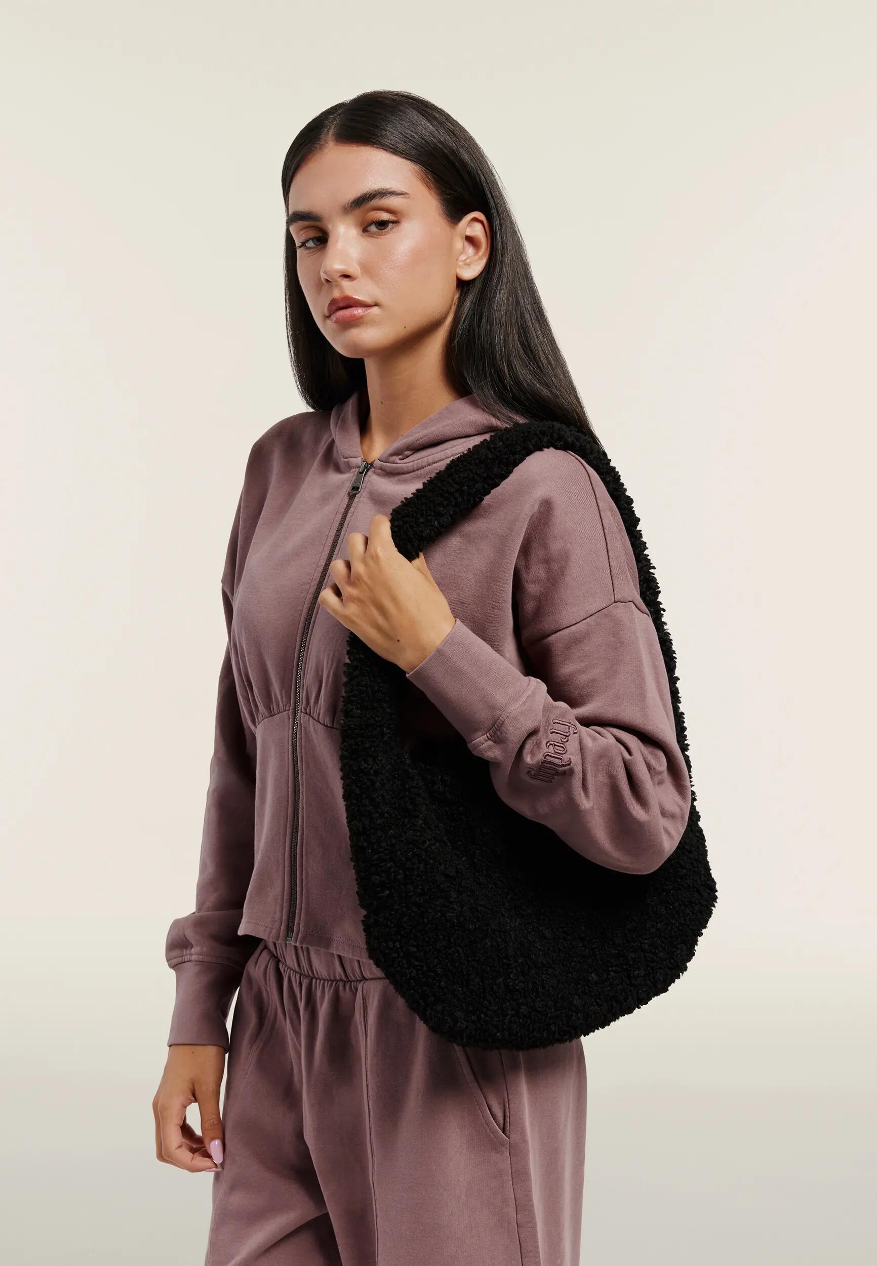 Dames sherpa schoudertas 5/6