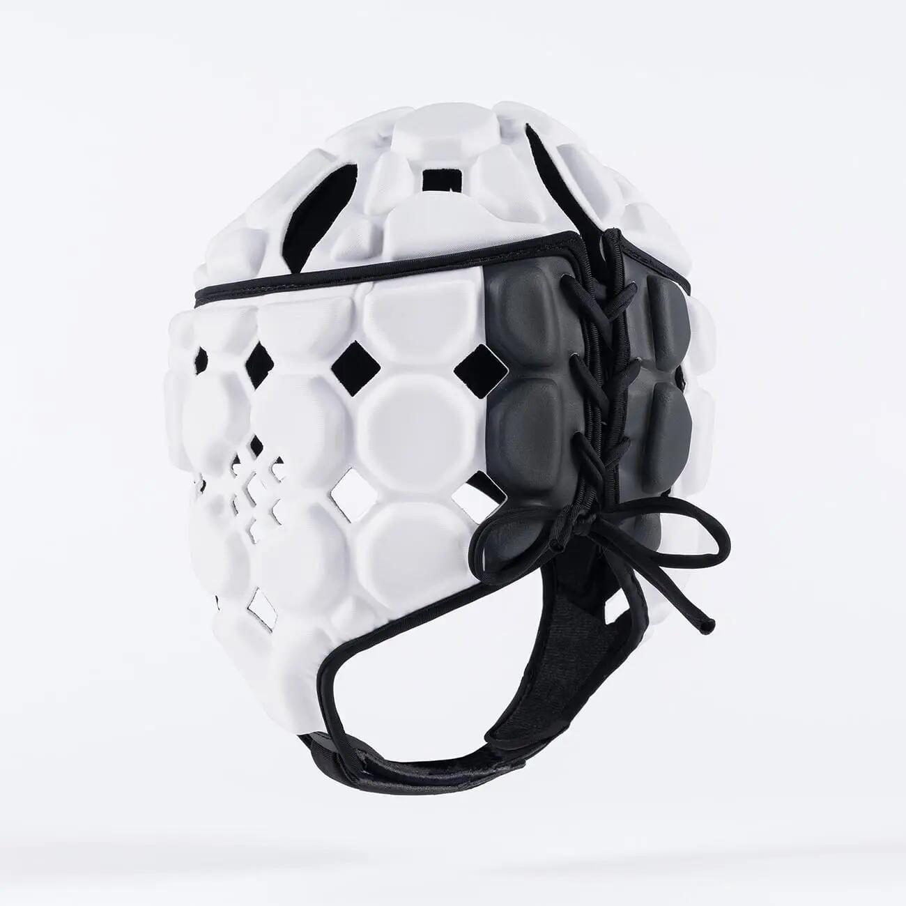 Protecție cap rugby junior Gilbert Octane alb și negru 2/7