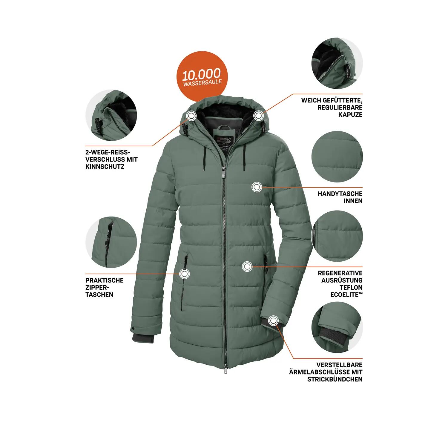 Parka da donna Killtec Kow 55 Qltd 5/6