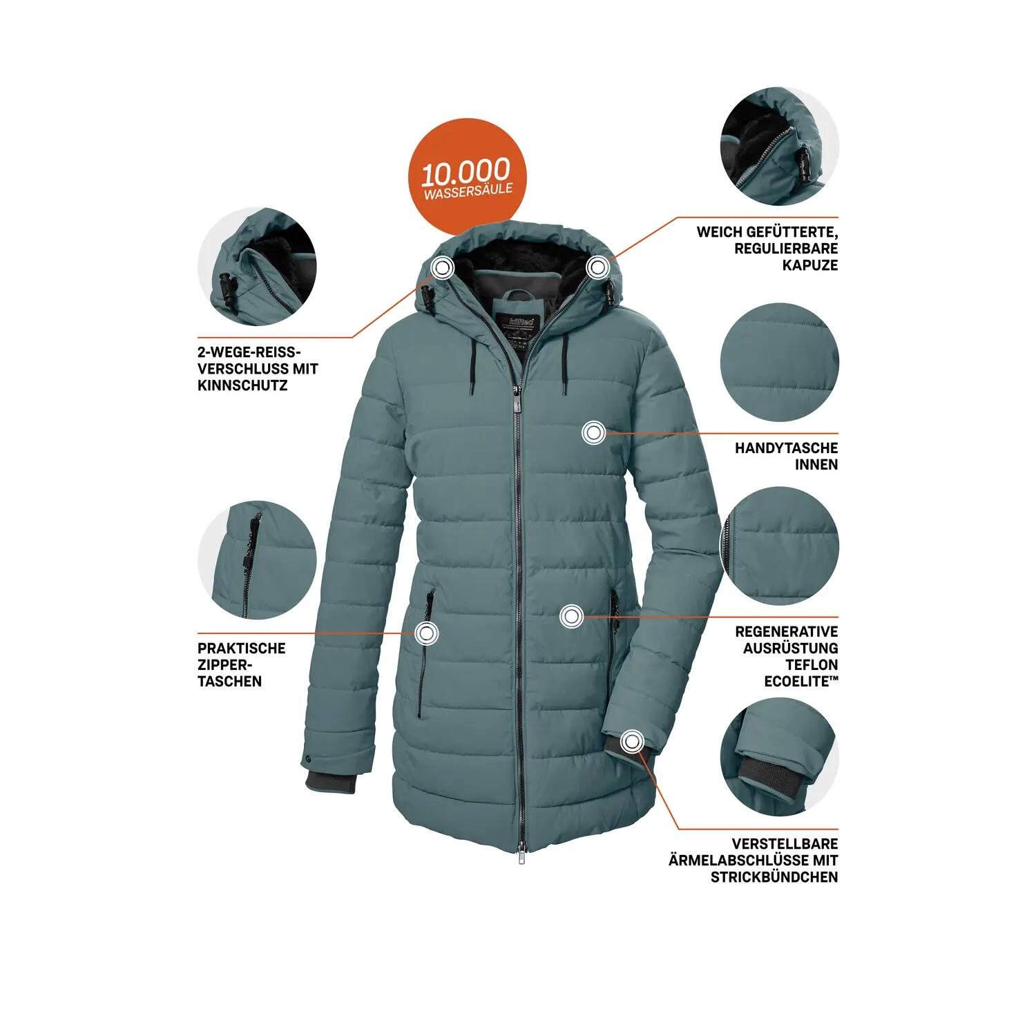 Damen Steppparka KOW 55 WMN QLTD PRK 5/6