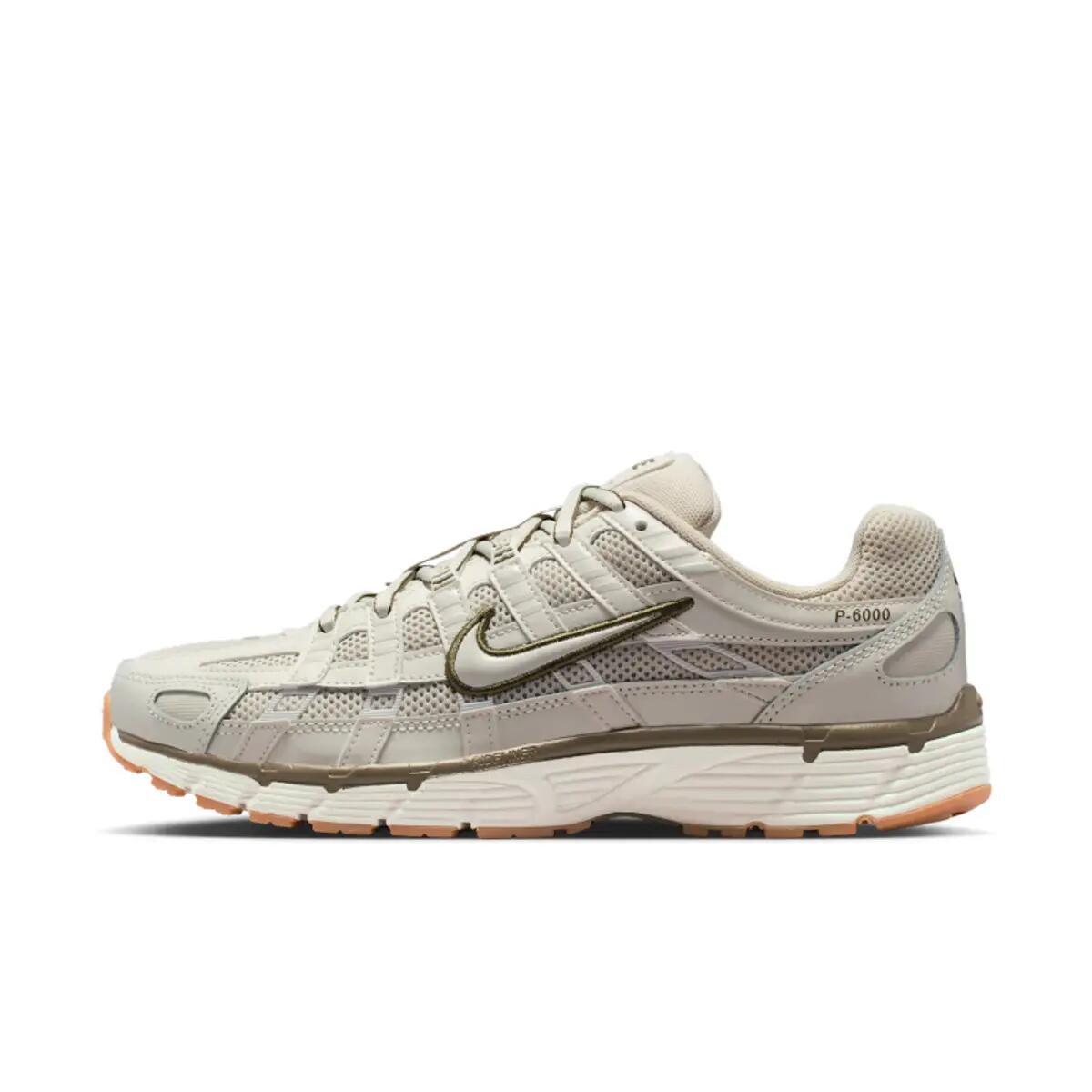 Nike P-6000 Light Bone Medium Olive Gum 3/6