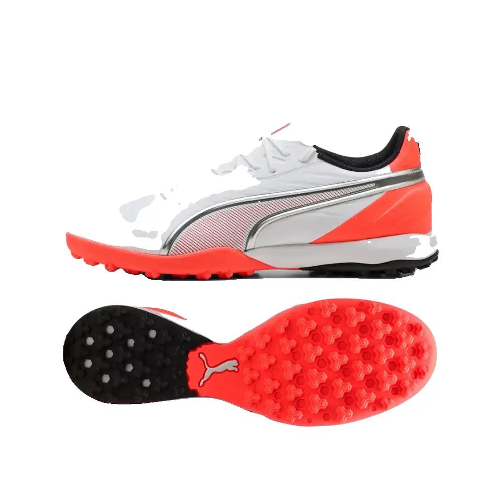 Chaussures de football Puma King Match TT Blanc 1/7