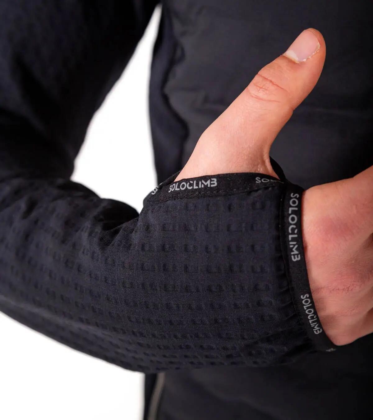 Chaqueta Térmica de Montaña con Capucha Mercurio Hombre Negro 5/5