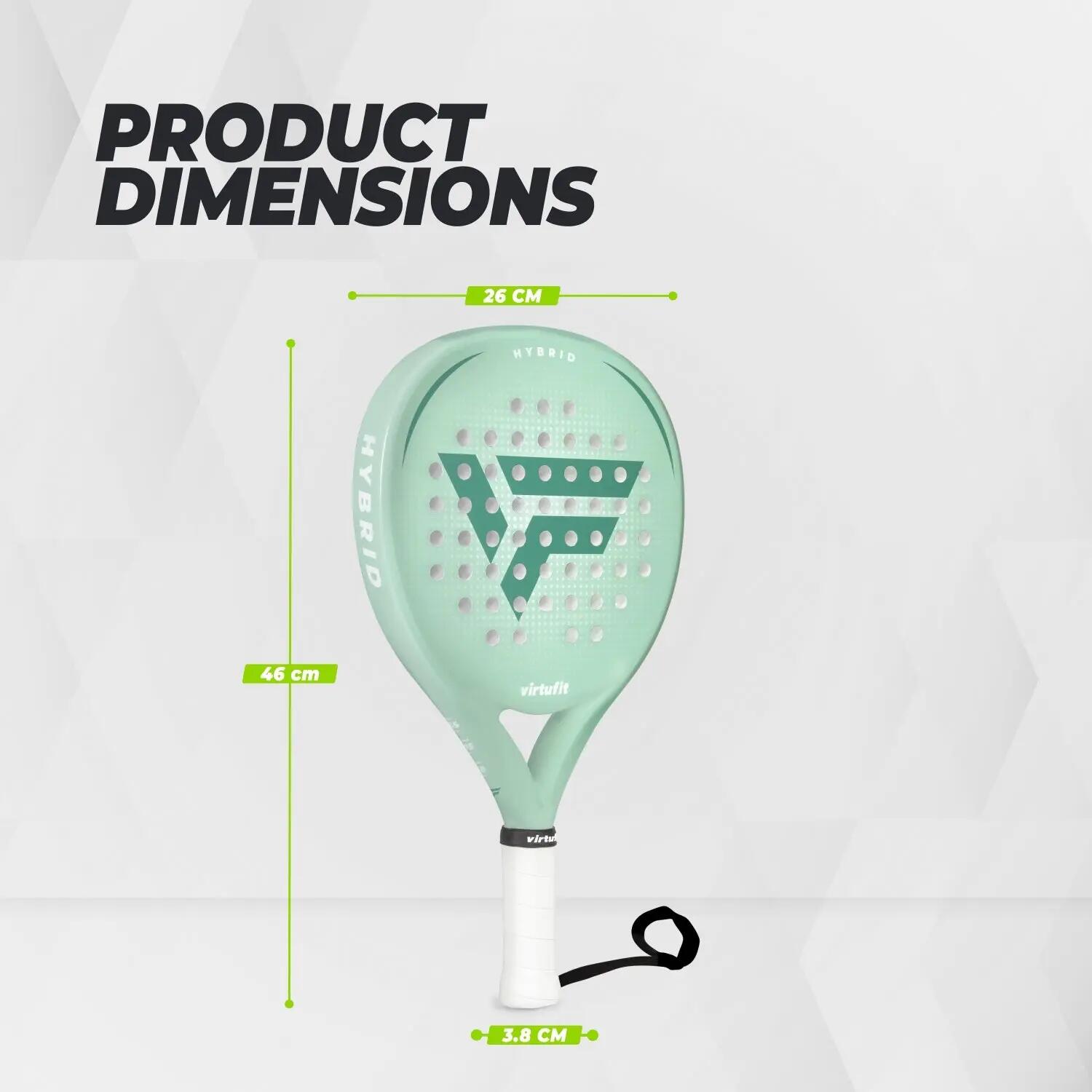 Hybrid Padel Racket - Mint 5/7