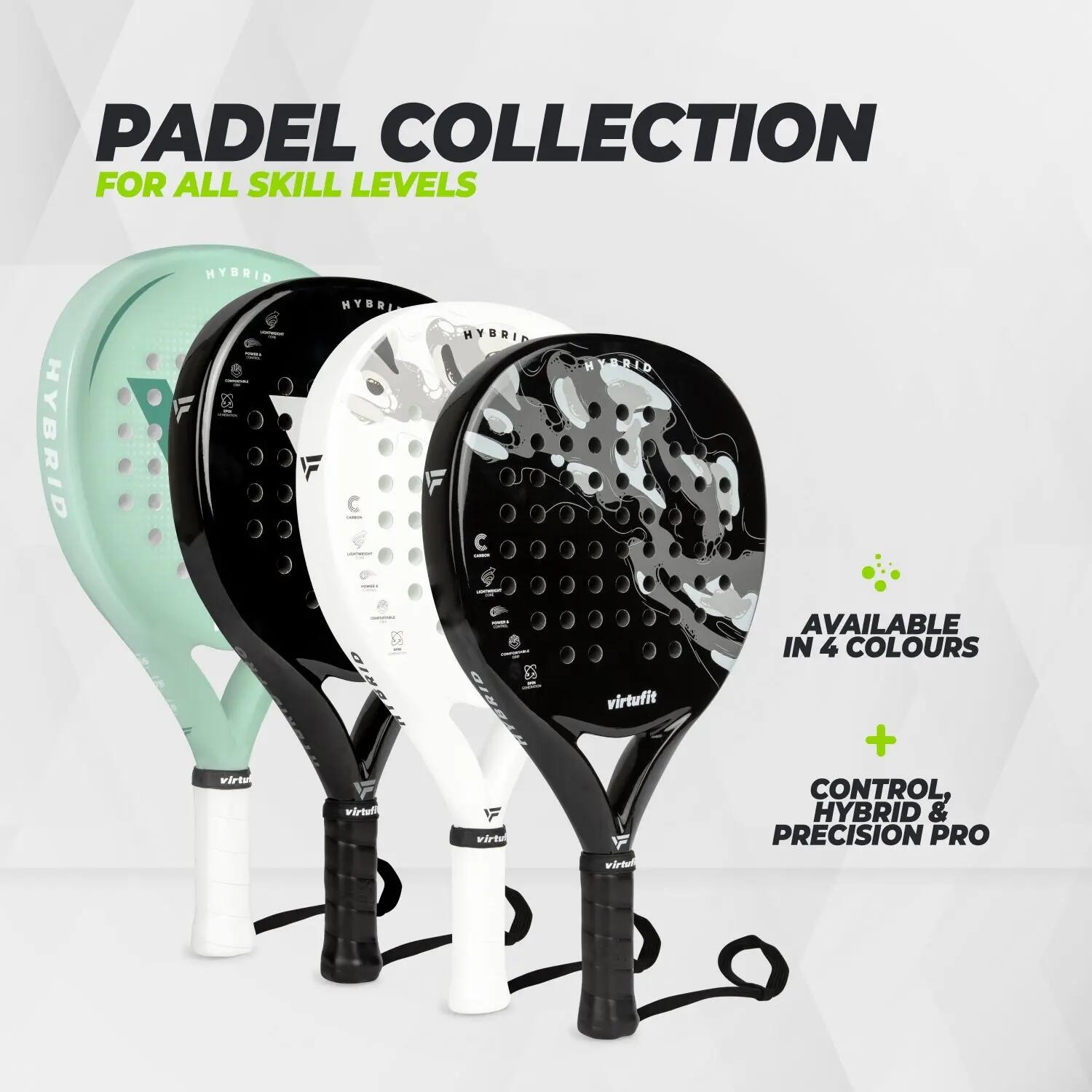 Hybrid Padel Racket - Zwart/Grijs 4/8
