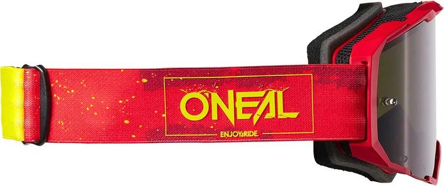 O'Neal B-22 Paint-Brille Rot/Neon-Gelb 4/4