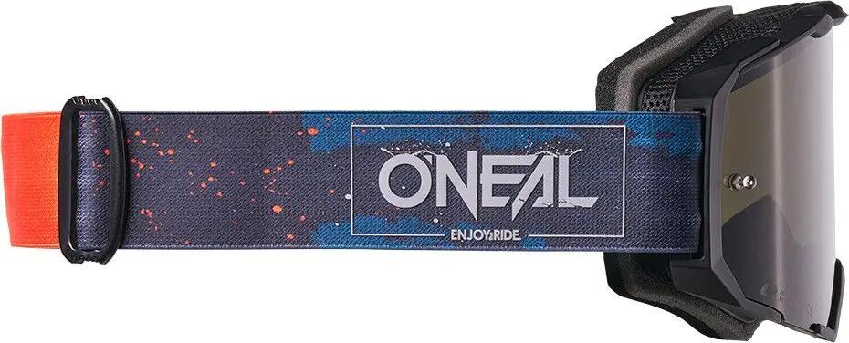 Maschera O'neal B-22 Paint blu/arancione 4/4