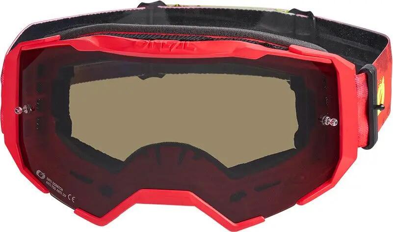 O'Neal B-22 Paint-Brille Rot/Neon-Gelb 3/4