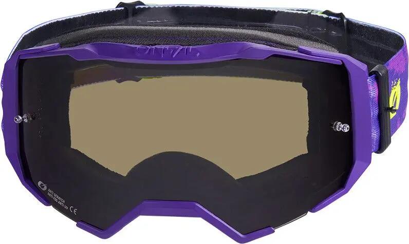 Maschera O'neal B-22 Paint Viola/Giallo Fluo 3/4