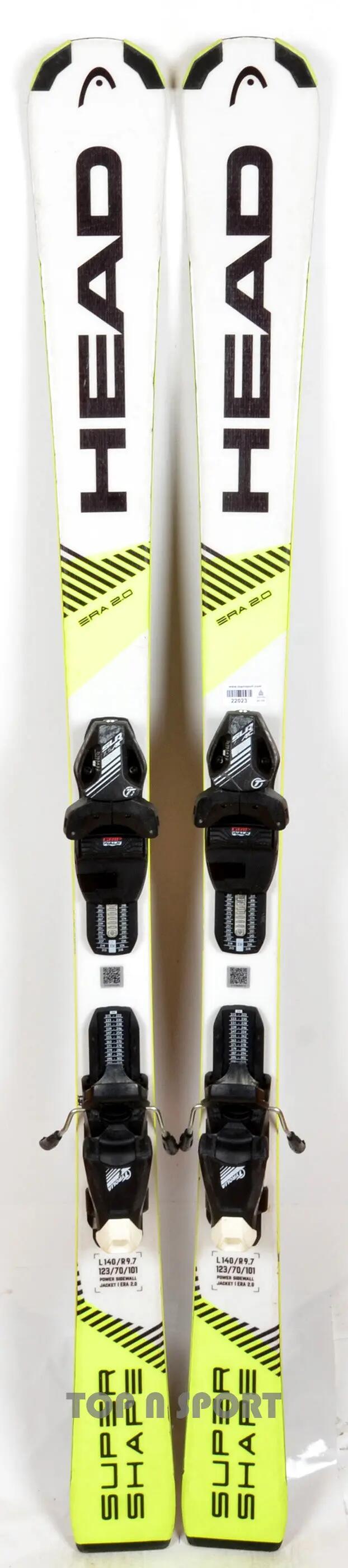 RECONDITIONNE - Skis junior Head SUPERSHAPE SLR PRO jr - BON 4/5