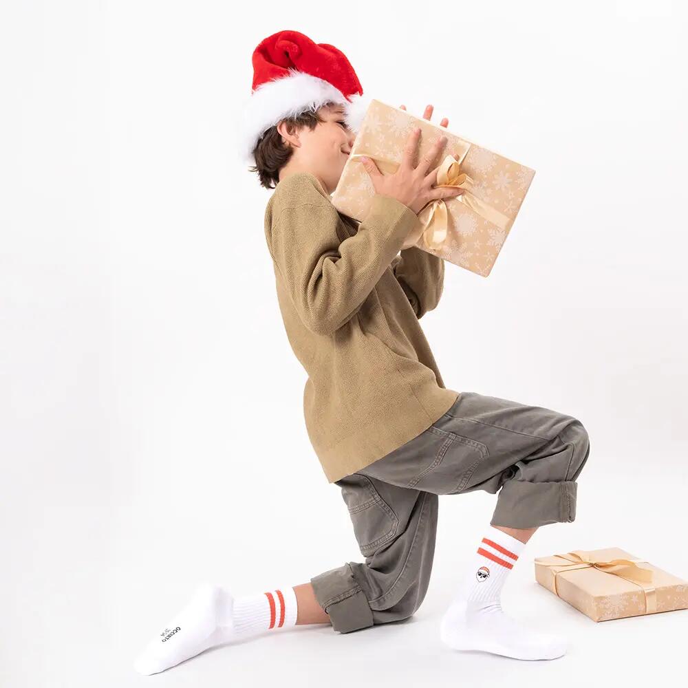 Kinder Weihnachts Tennissocken 3er Pack (Modell: Rudi) 3/6