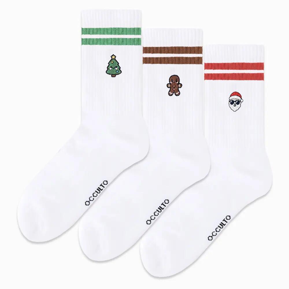 Kinder Weihnachts Tennissocken 3er Pack (Modell: Rudi) 2/6