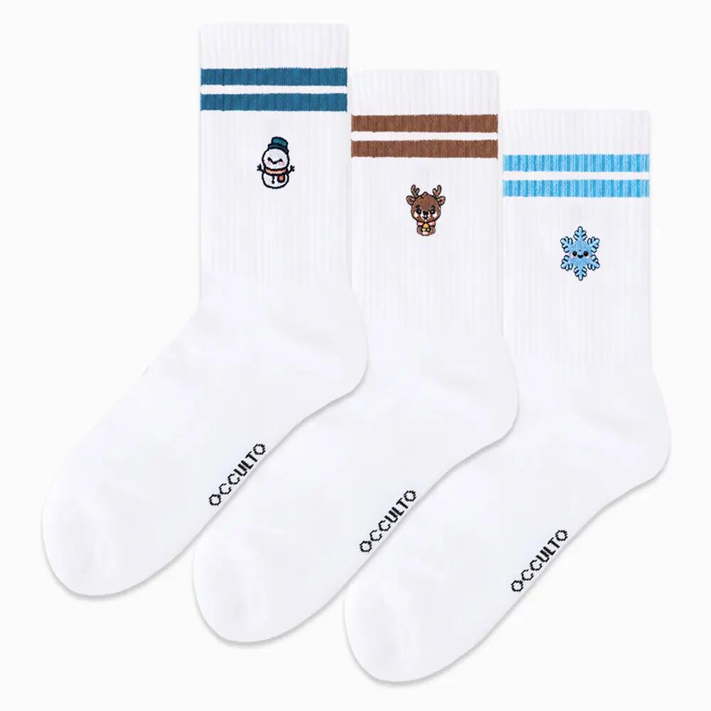 Kinder Weihnachts Tennissocken 3er Pack (Modell: Rudi) 2/6