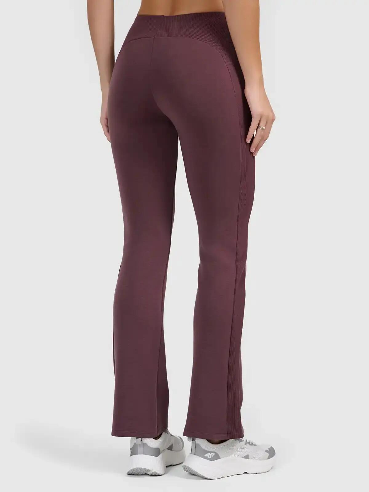 Leggings da donna a vita alta e svasati 6/7