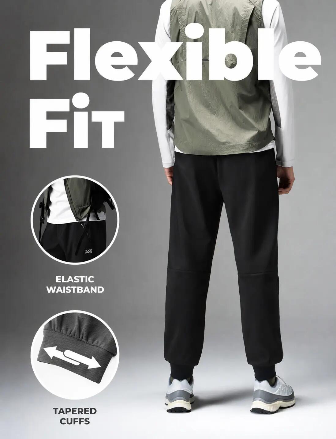 Pantalon de vélo thermique homme ROCKBROS déperlant 5/7