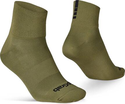 Chaussettes vélo basses GripGrab Lightweight SL unisexe olive