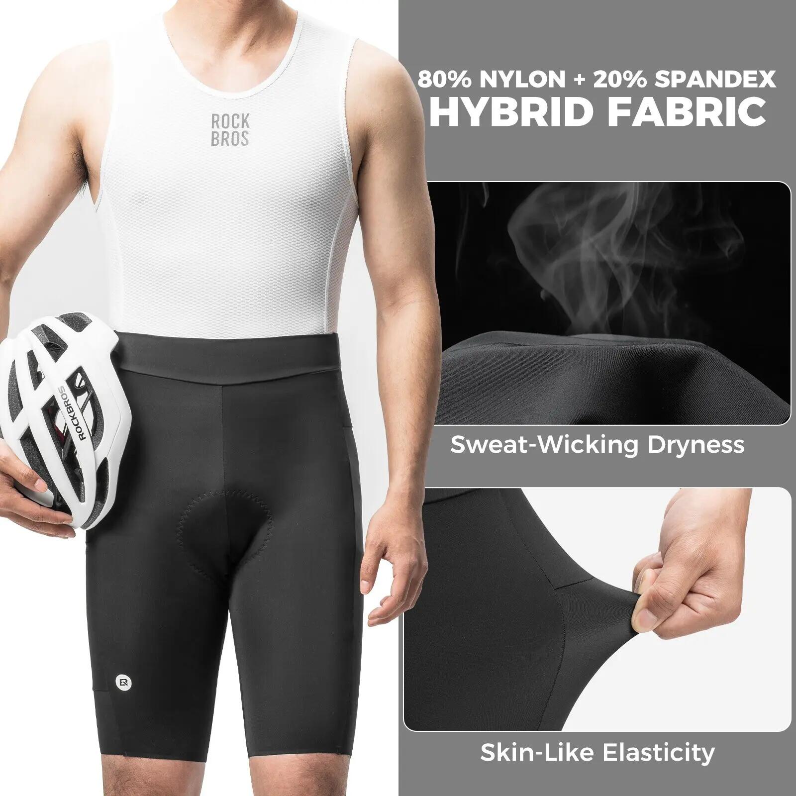 Short de vélo rembourré homme ROCKBROS S-3XL 2/7