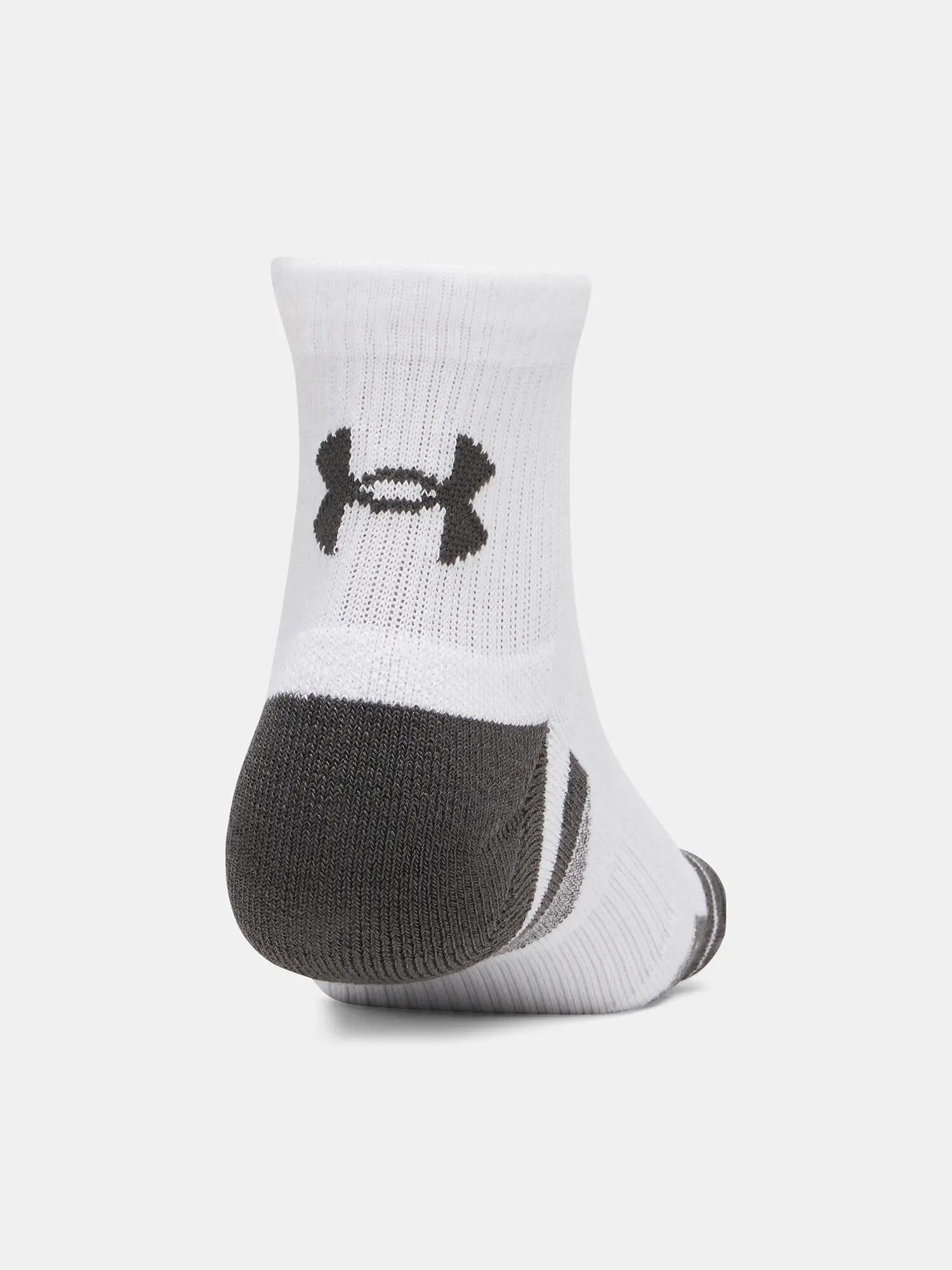 Unisex Under Armour New UA Perf Tech 3pk Qtr zokni 3/3