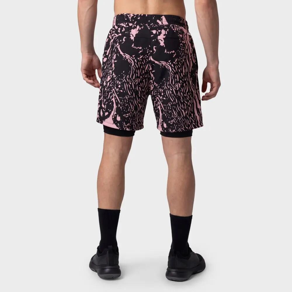 Short de padel double couche homme Score Ripple Noir 6/7