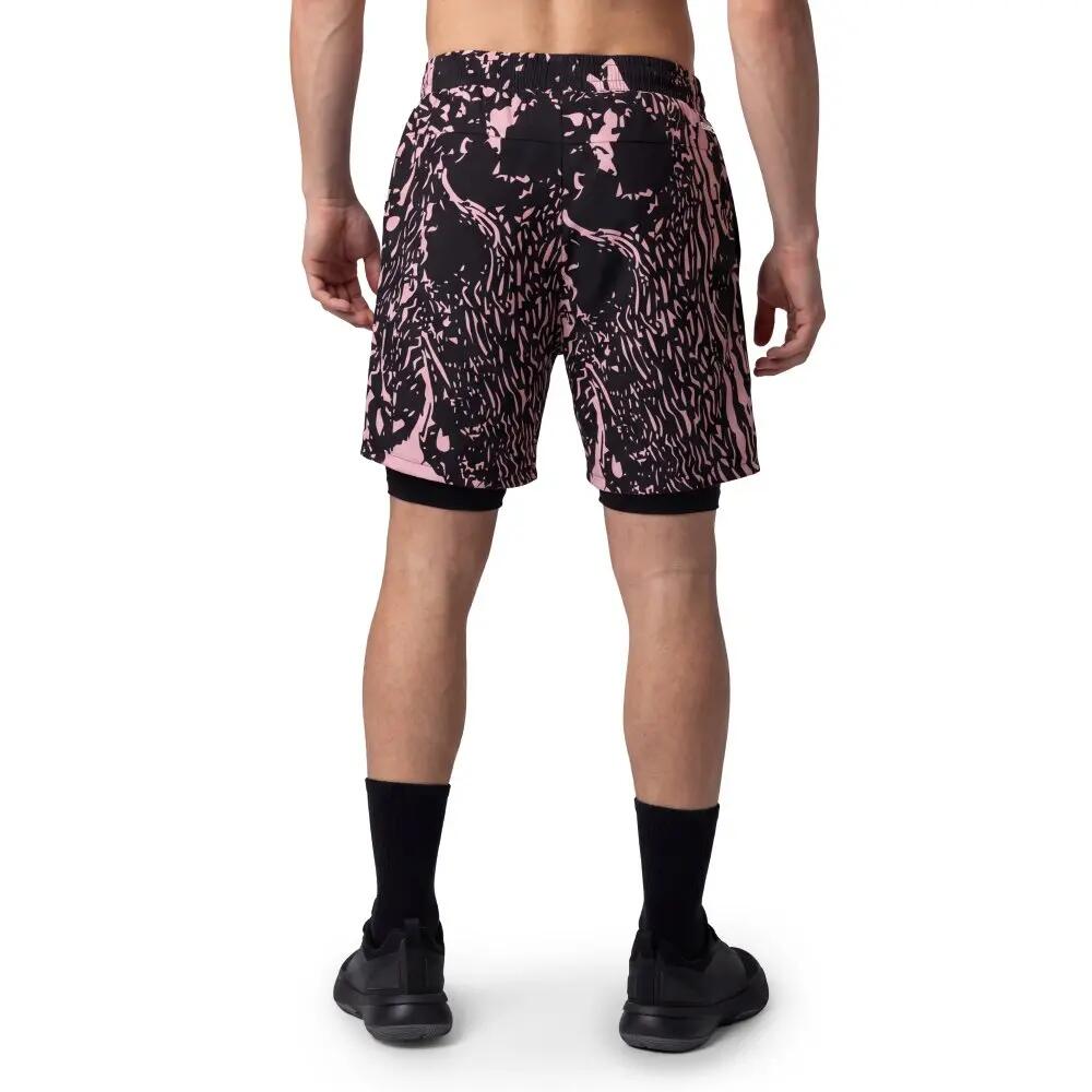 Short de padel double couche homme Score Ripple Noir 2/7