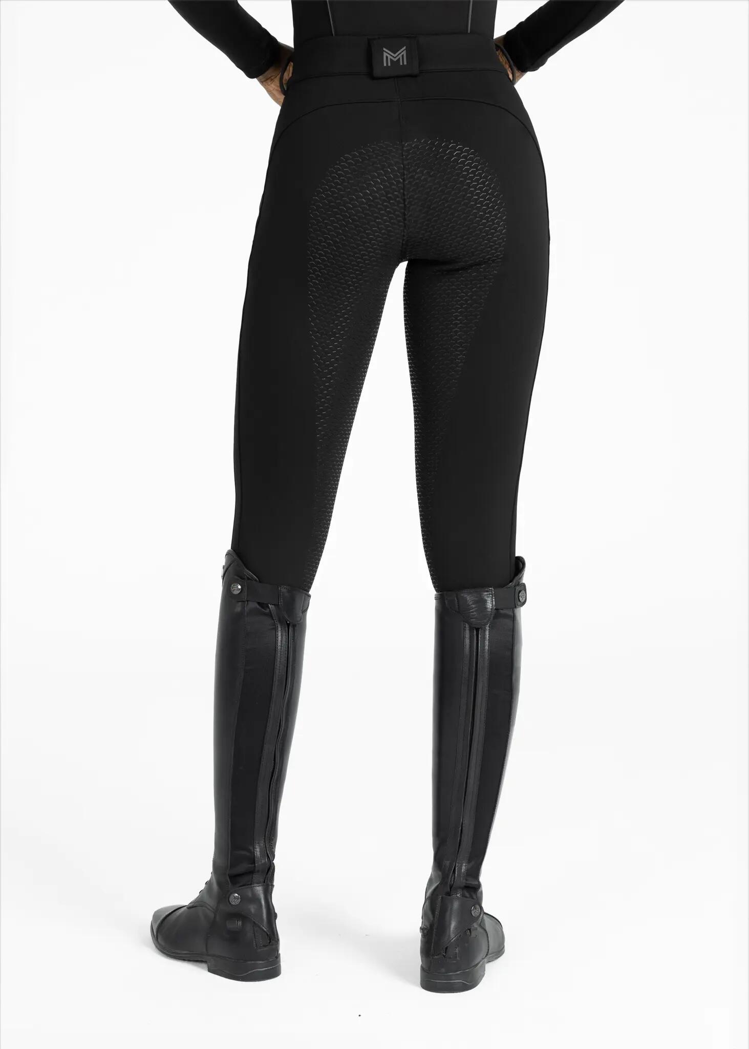 Pantalón Polar Invierno Mujer Equitación Maximilian Arctic Negro 4/7