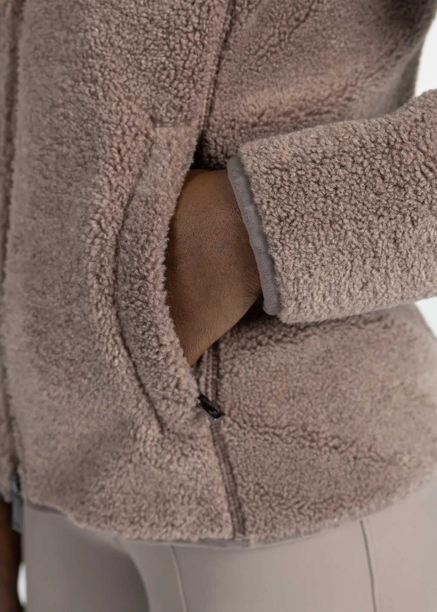 Chaqueta Teddy Mujer Equitación Maximilian Ciara Topo 6/8