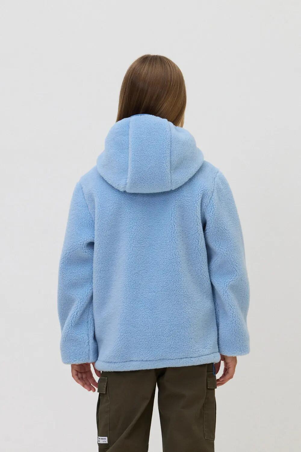 Sudadera con Capucha Polar Kids Blue Banana Barry Light Blue 2/4
