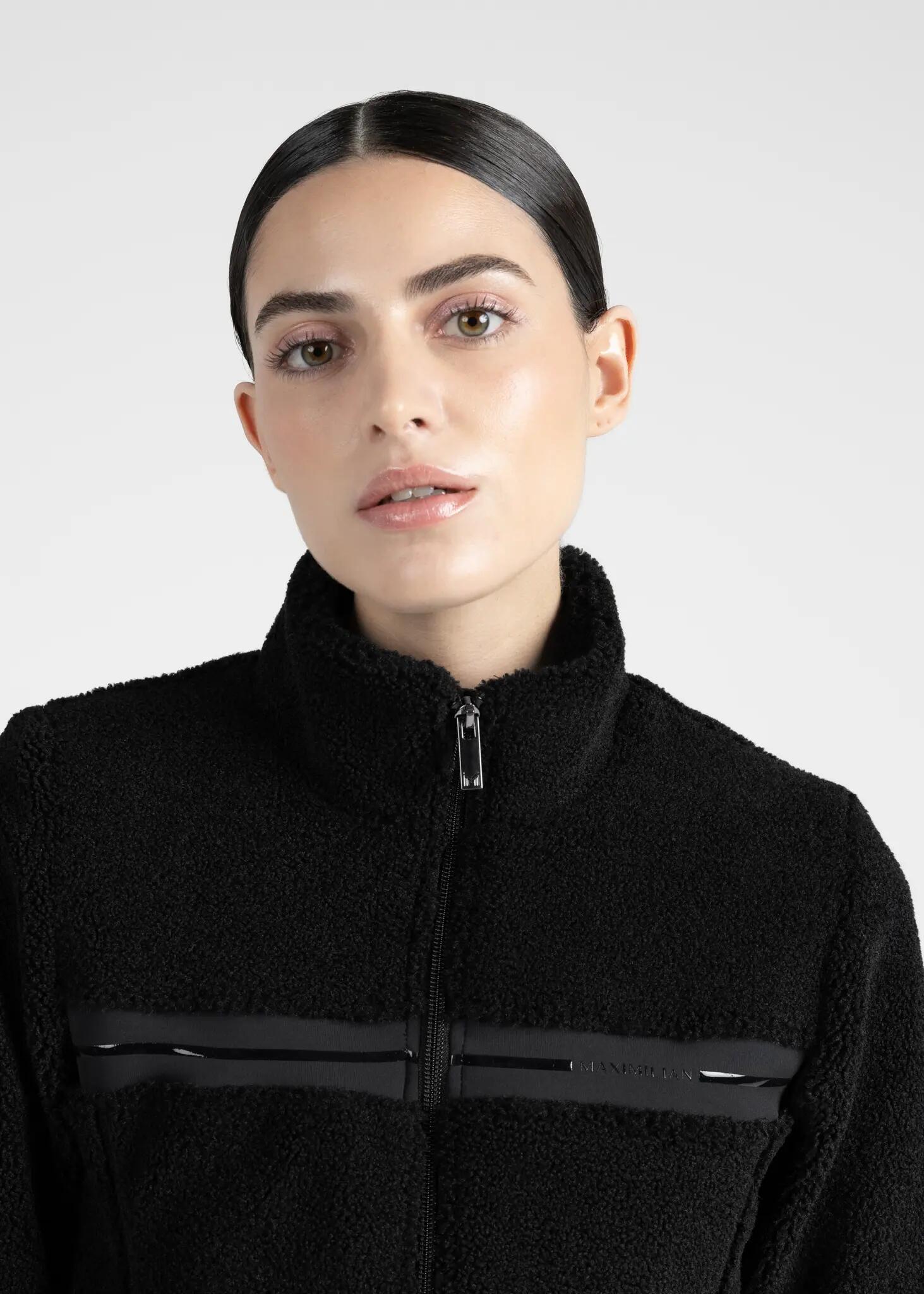 Chaqueta Teddy Mujer Equitación Maximilian Ciara Negro 5/8