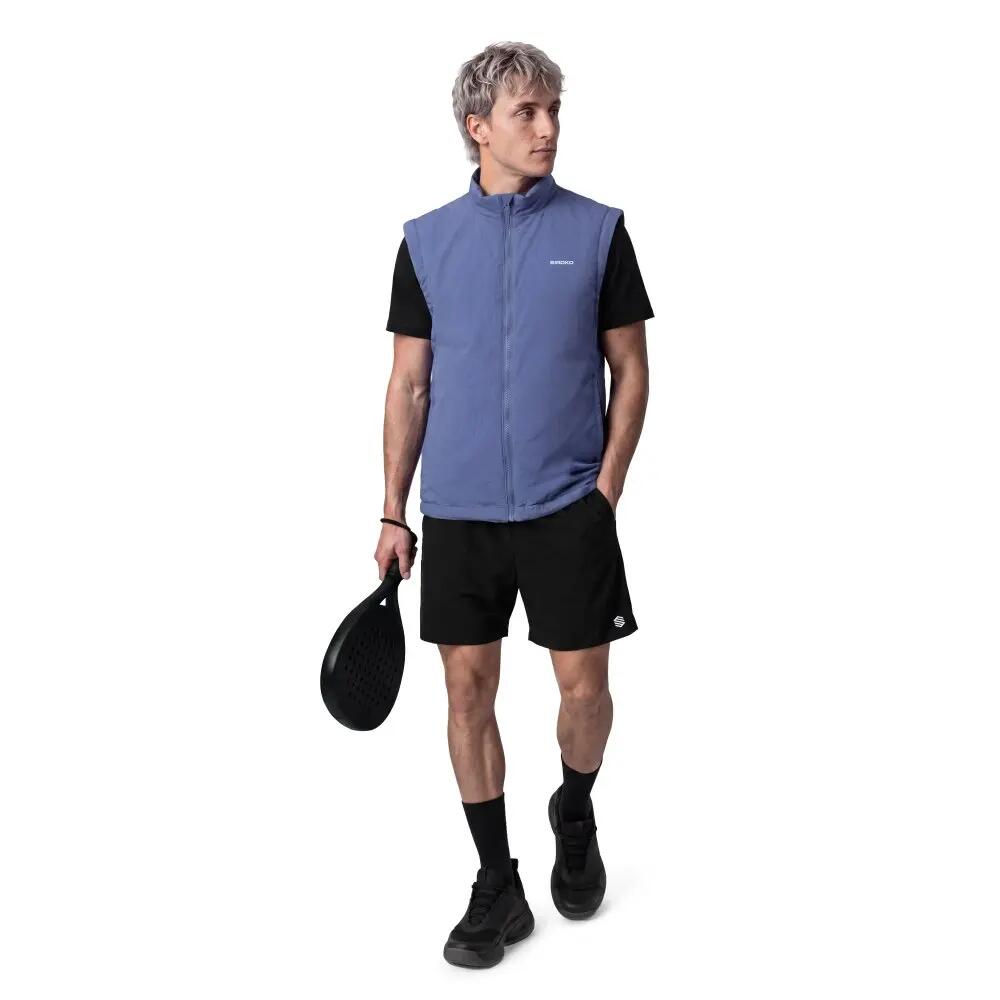 Gilet de padel matelassé homme Wall Blue Bleu 3/8
