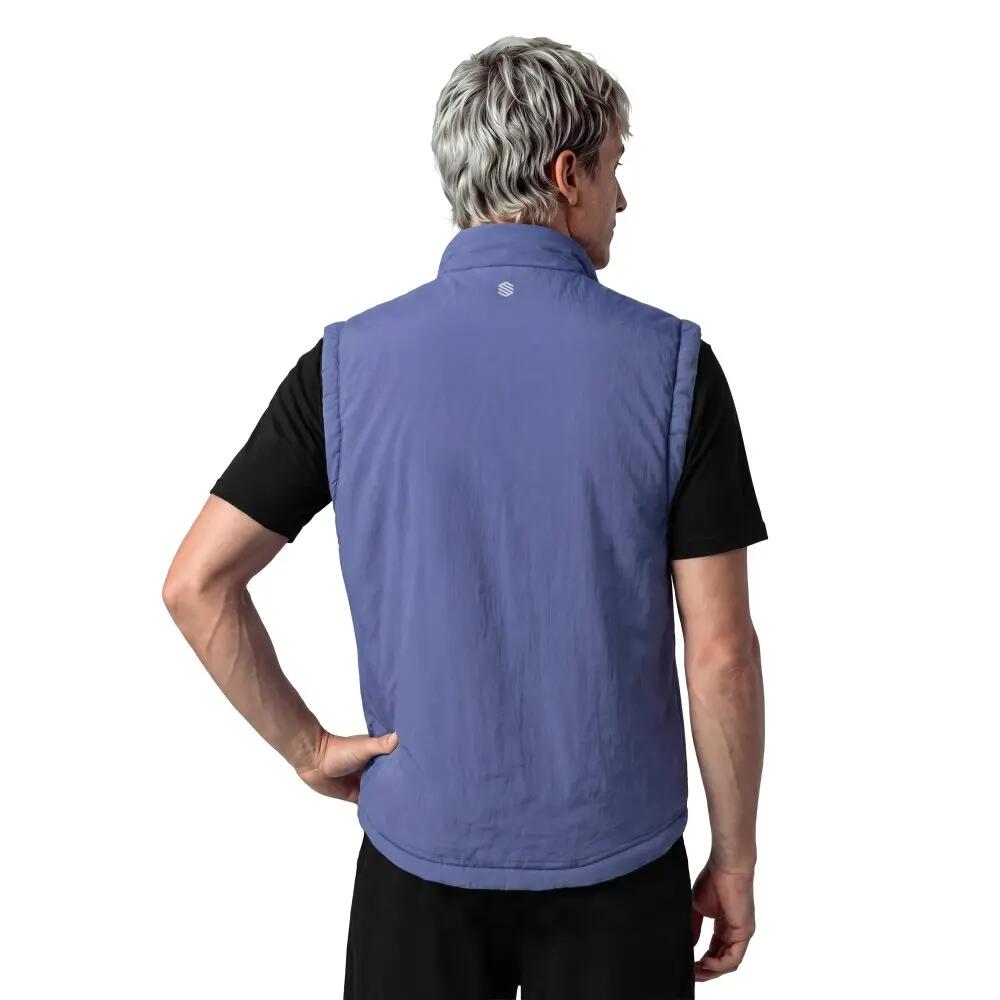 Gilet de padel matelassé homme Wall Blue Bleu 2/8