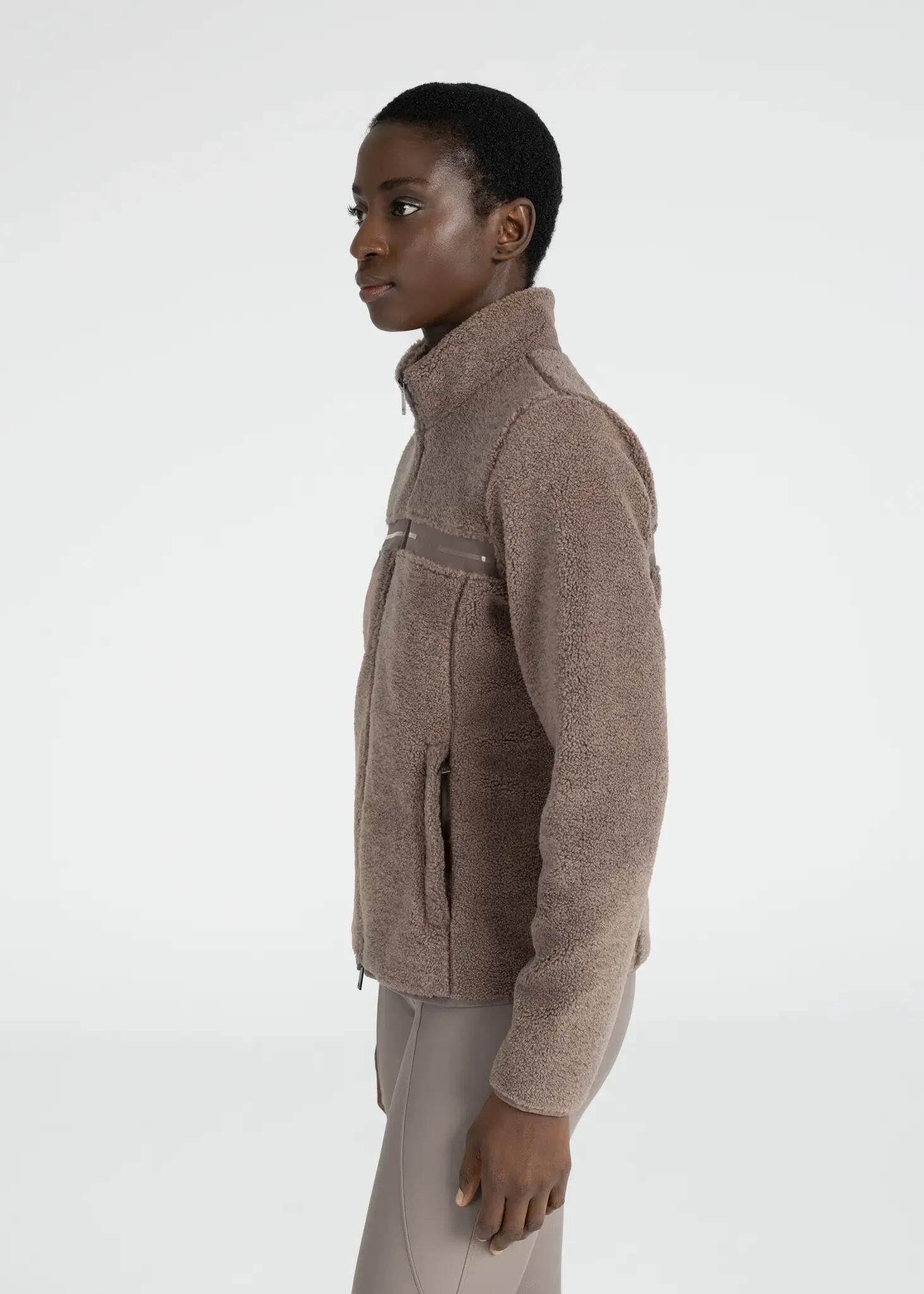 Chaqueta Teddy Mujer Equitación Maximilian Ciara Topo 4/8