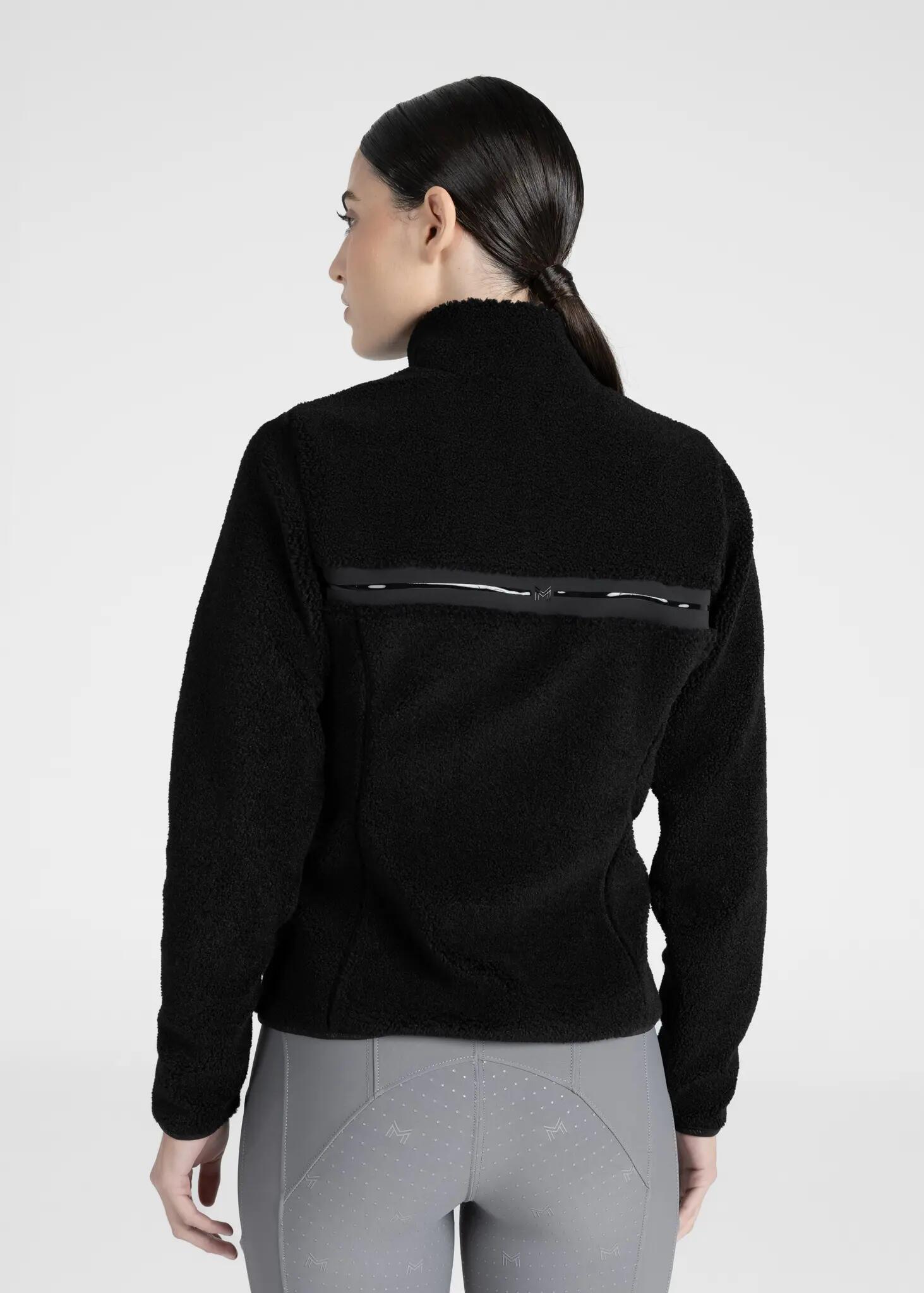 Chaqueta Teddy Mujer Equitación Maximilian Ciara Negro 3/8