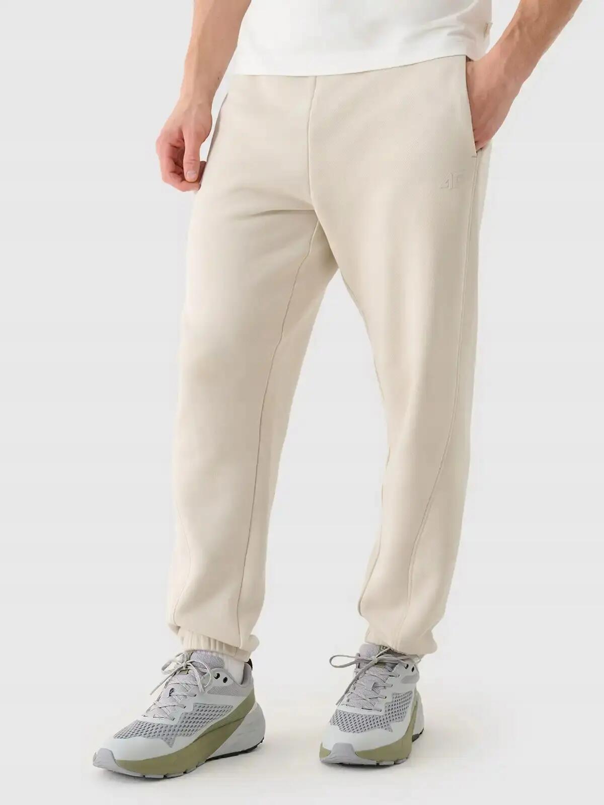 Męskie spodnie dresowe 4F joggery bawelniane M1350 5/5