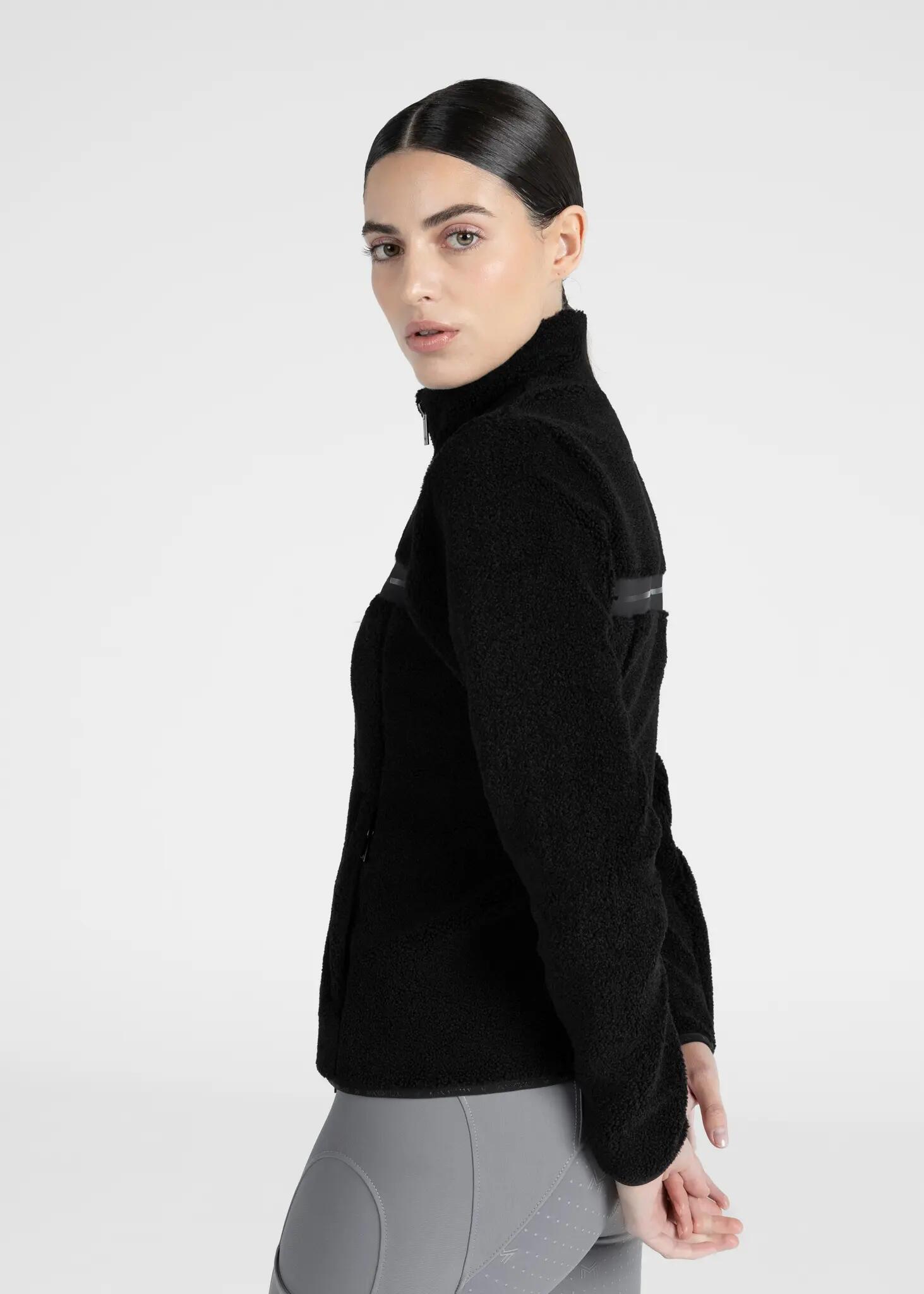 Chaqueta Teddy Mujer Equitación Maximilian Ciara Negro 2/8