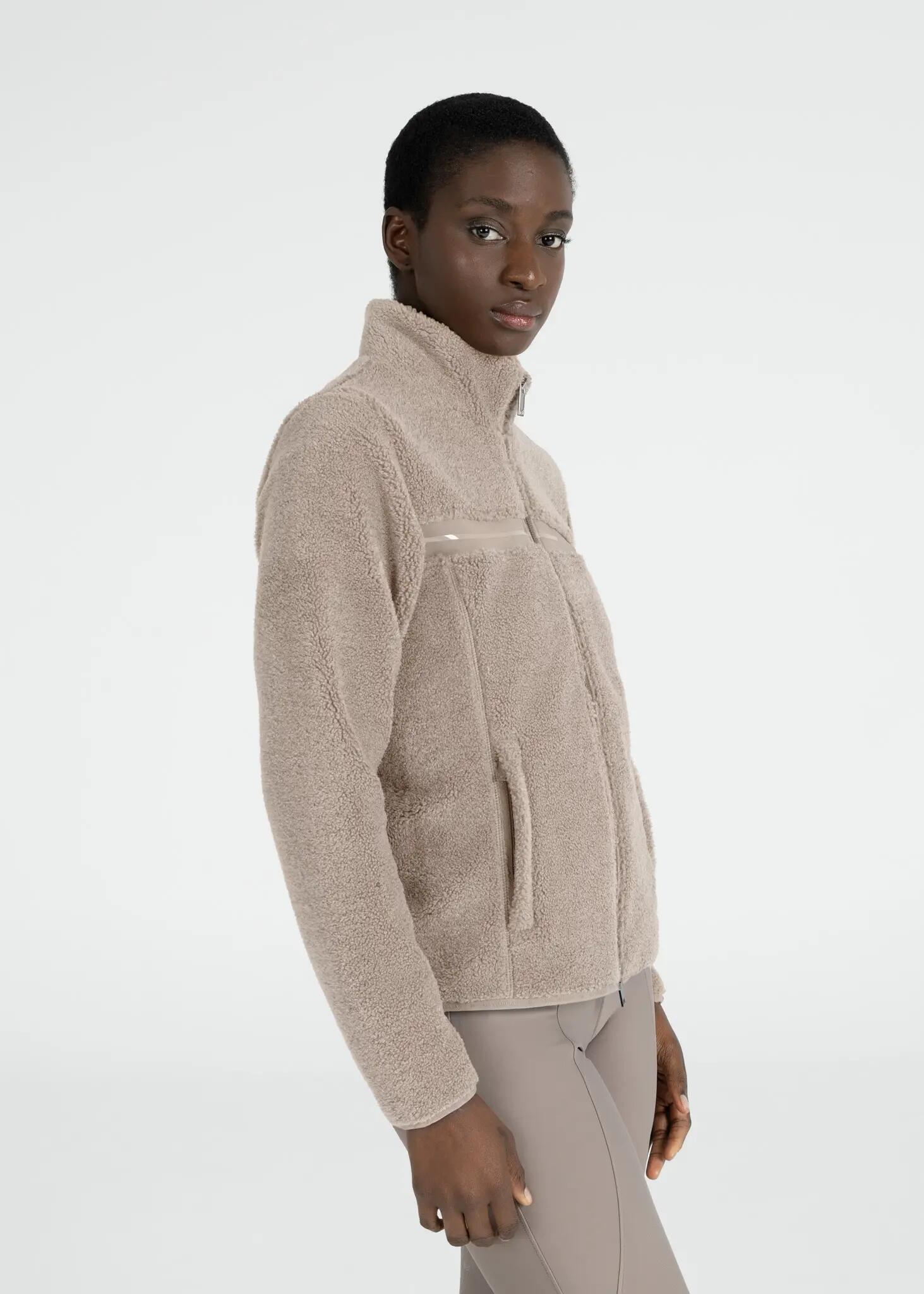 Chaqueta Teddy Mujer Equitación Maximilian Ciara Arena 2/8