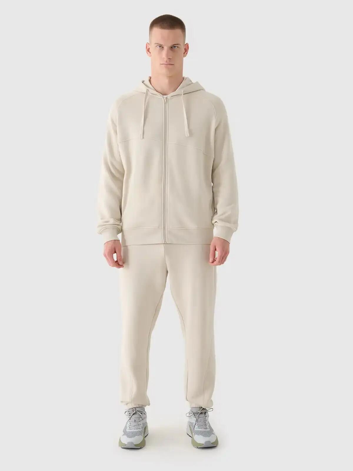 Męskie spodnie dresowe 4F joggery bawelniane M1350 4/5