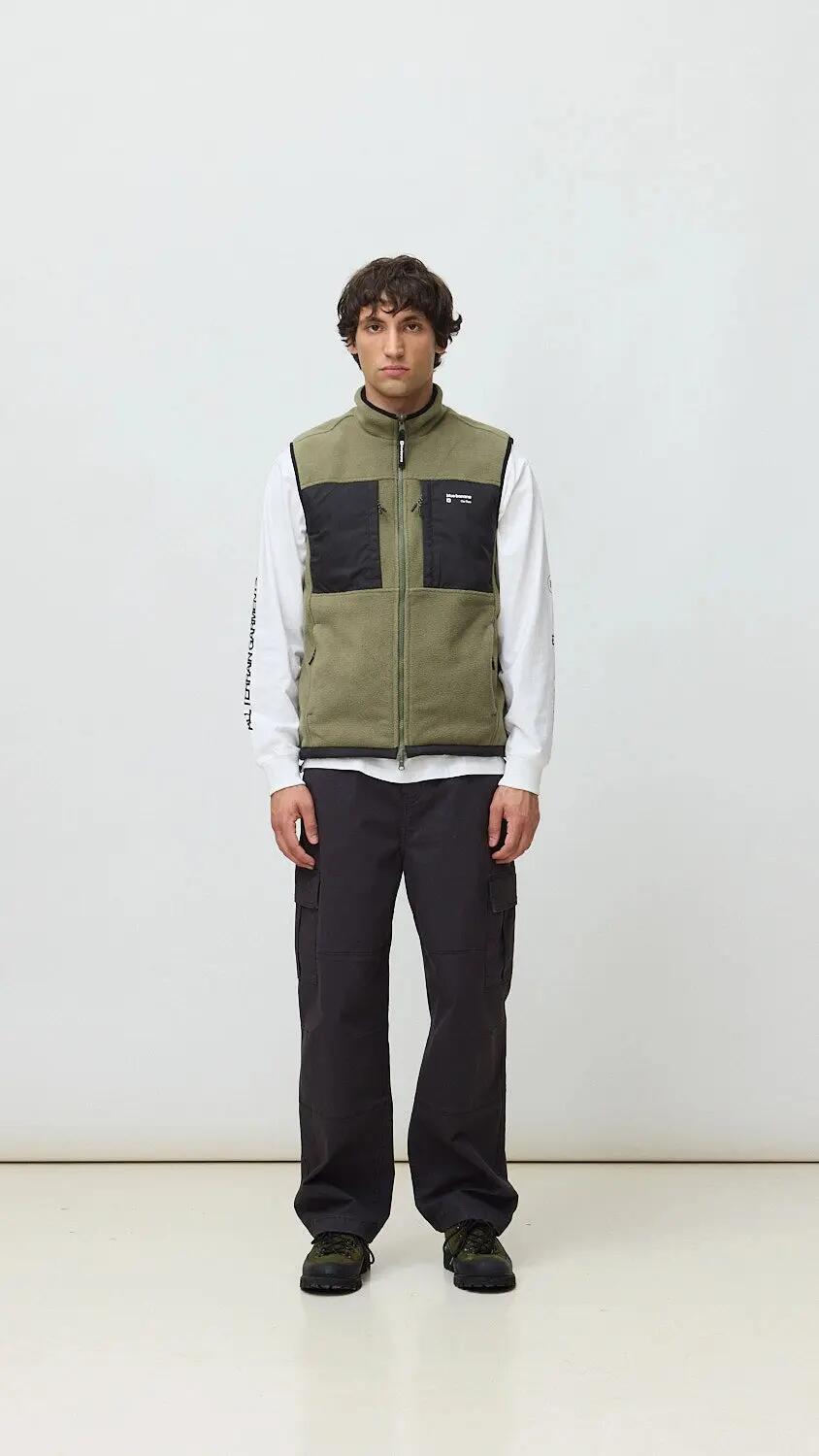 Chaleco Polar Blue Banana Rope Olive Green 3/4