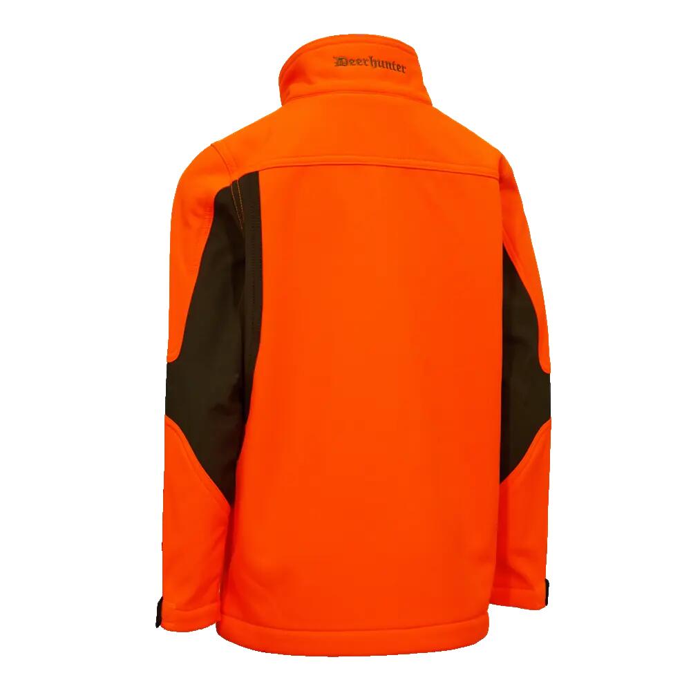 Youth Rogaland Softshell - Safety Orange, CE-zertifiziert 2/2